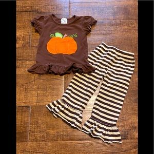 Pumpkin Ruffle Outfit